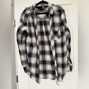 BP Black and White Checkered Shirt